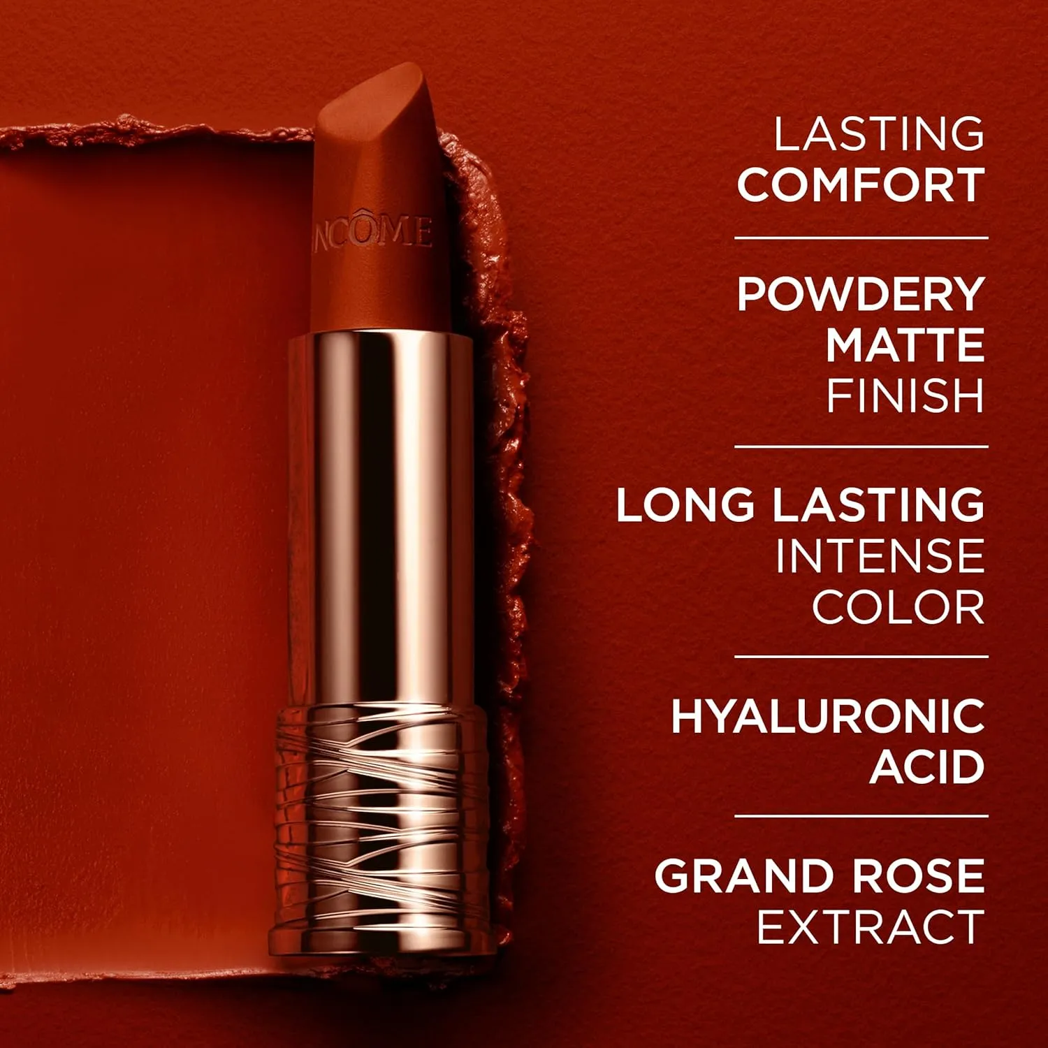 Lancôme L'Absolu Rouge Drama Matte Lipstick - Bold Matte Finish - Lasting Comfort & Hydration