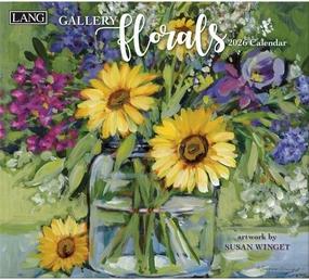 Lang, Gallery Florals 2026 Wall Calendar by Susan Winget