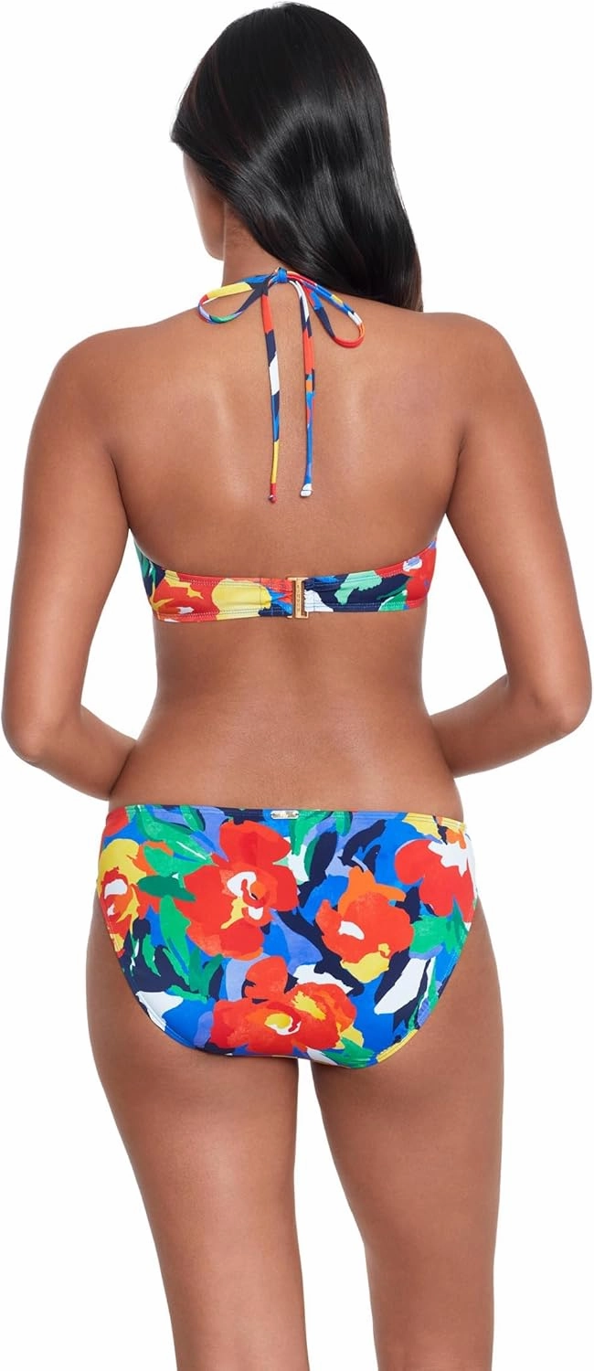 Lauren Ralph Lauren Women's Bold Abstract Floralv Wire Bandeau Top