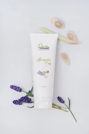 Lavender Grass Lotion, 4 Oz: Aromatherapy Moisturizer with Jojoba Oil, Pro-Vitamin B5, Vitamin E, Chamomile & Aloe Vera for Soft, Smooth Skin, Scented essential oil only.