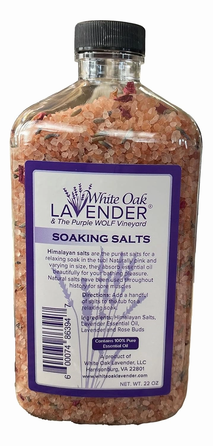 Lavender Himalayan Soaking Salts (22 oz)