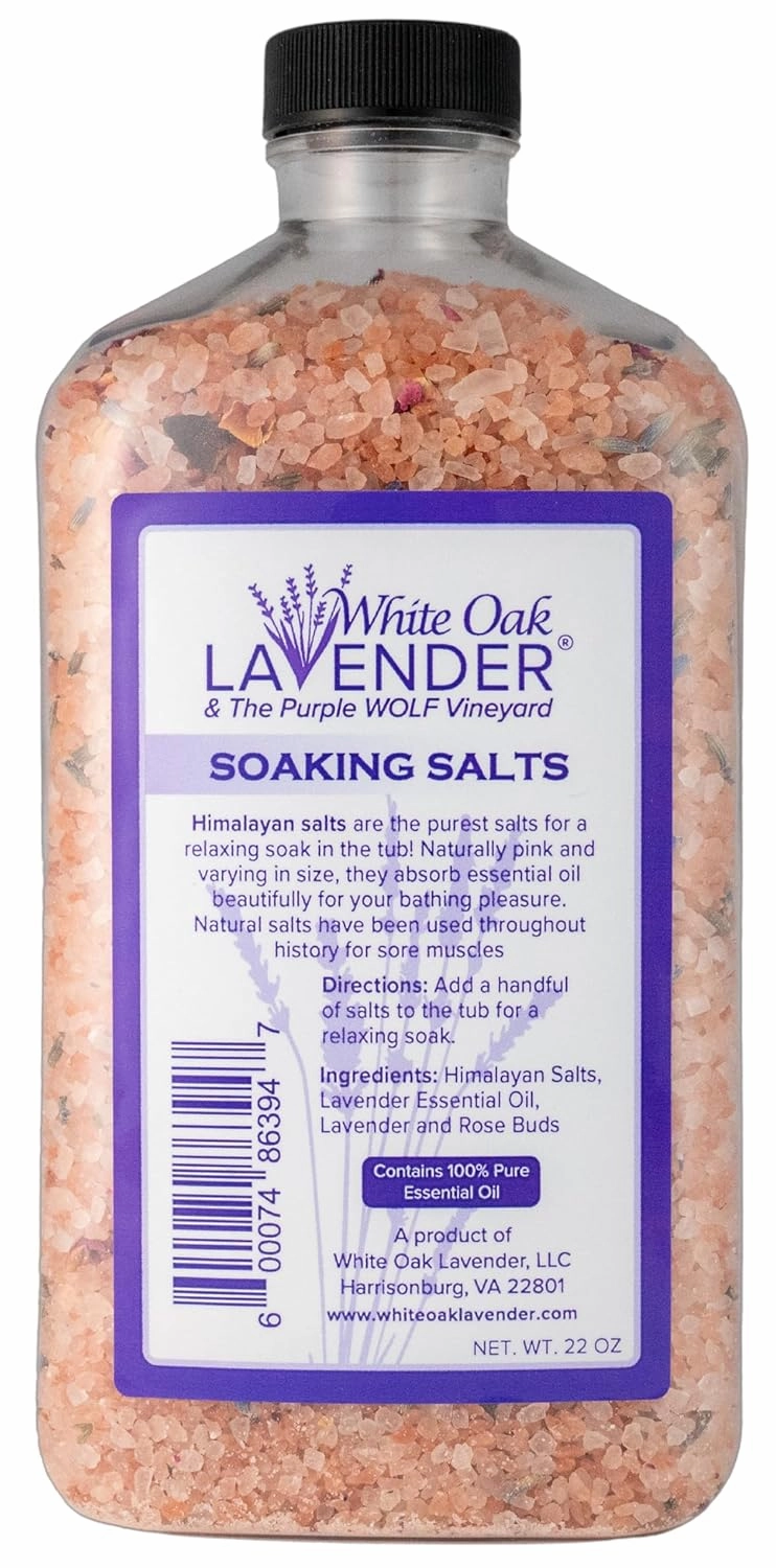 Lavender Himalayan Soaking Salts (22 oz)