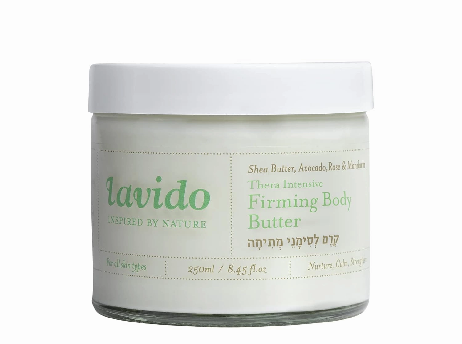 Lavido - Natural Thera Intensive Firming Body Butter | Nurture, Calm,   Strengthen Sensitive Skin (8.45 oz | 250 ml)
