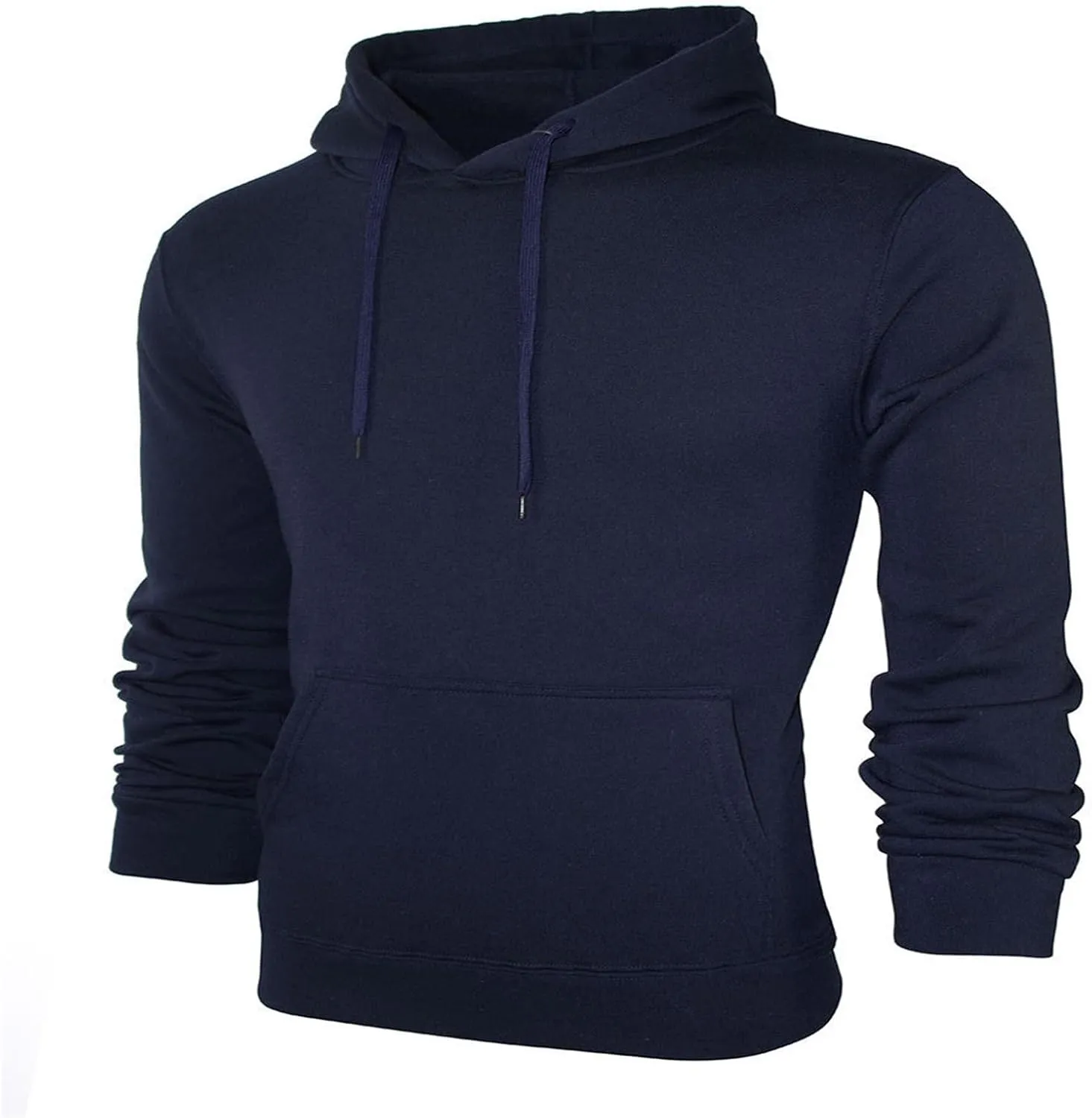 LCMTWX Hoodies for Guys Winter Casual Loose Solid Hooded Sweater Top Pullover Y2K Pullover Hoodie Cotton Sweatshirt for