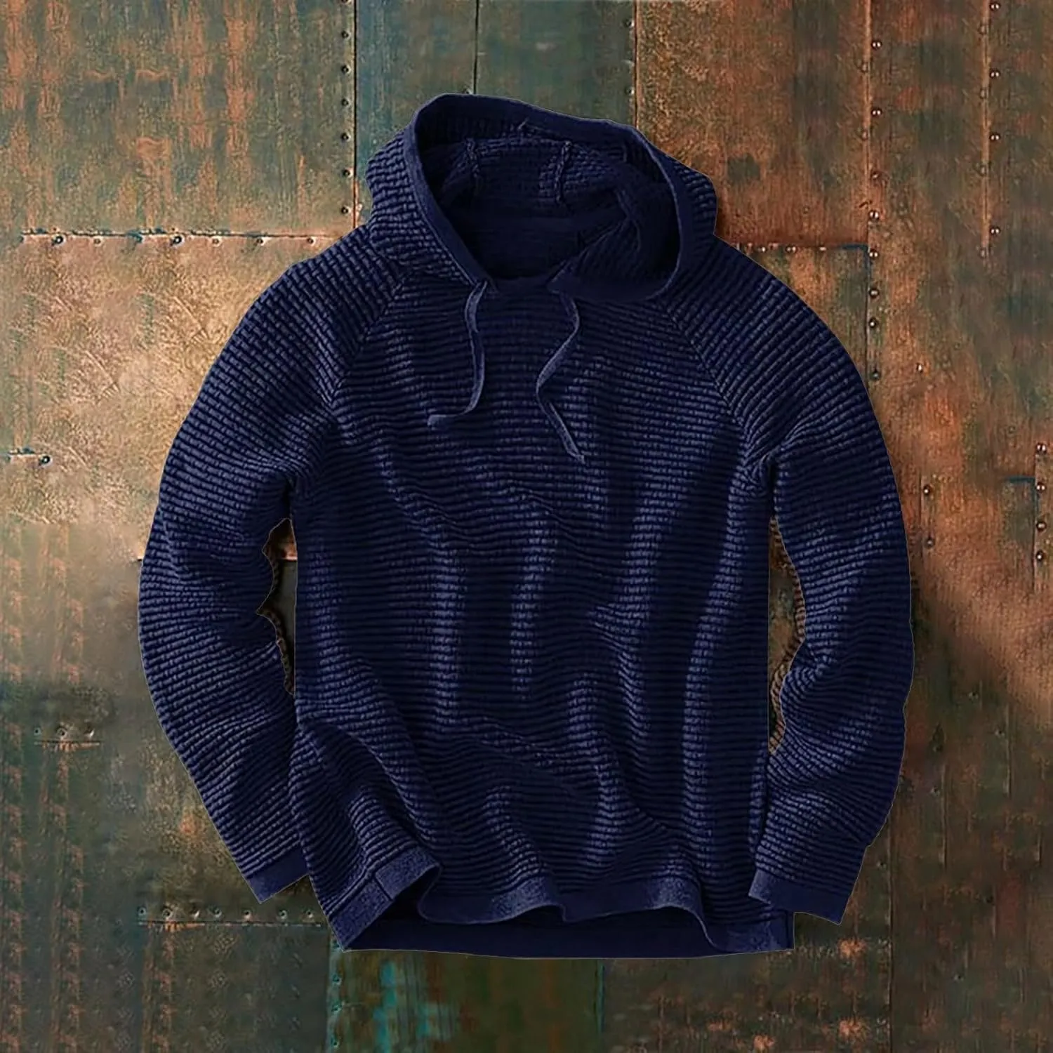 LCMTWX Hoodies for Guys Winter Casual Loose Solid Hooded Sweater Top Pullover Y2K Pullover Hoodie Cotton Sweatshirt for