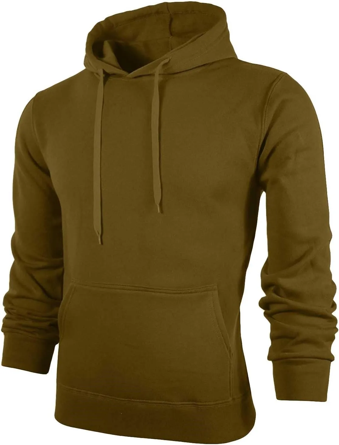 LCMTWX Hoodies for Guys Winter Casual Loose Solid Hooded Sweater Top Pullover Y2K Pullover Hoodie Cotton Sweatshirt for