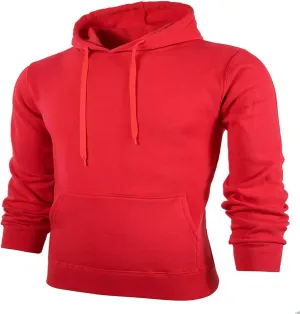 LCMTWX Hoodies for Guys Winter Casual Loose Solid Hooded Sweater Top Pullover Y2K Pullover Hoodie Cotton Sweatshirt for