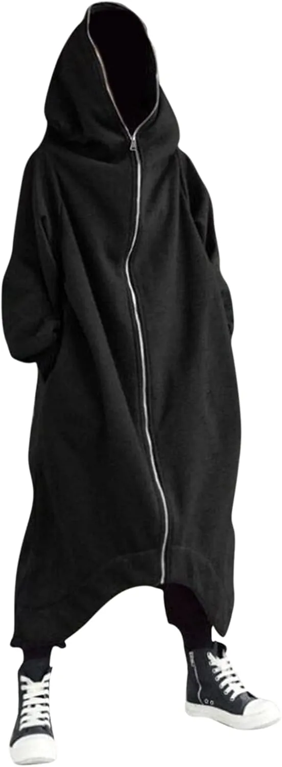 LCMTWX Mens Hoodies Pullover Casual Loose Solid Hooded Sweater Top Heavyweight Fleece Hoodie Sports Hooded Jacket Full Zip