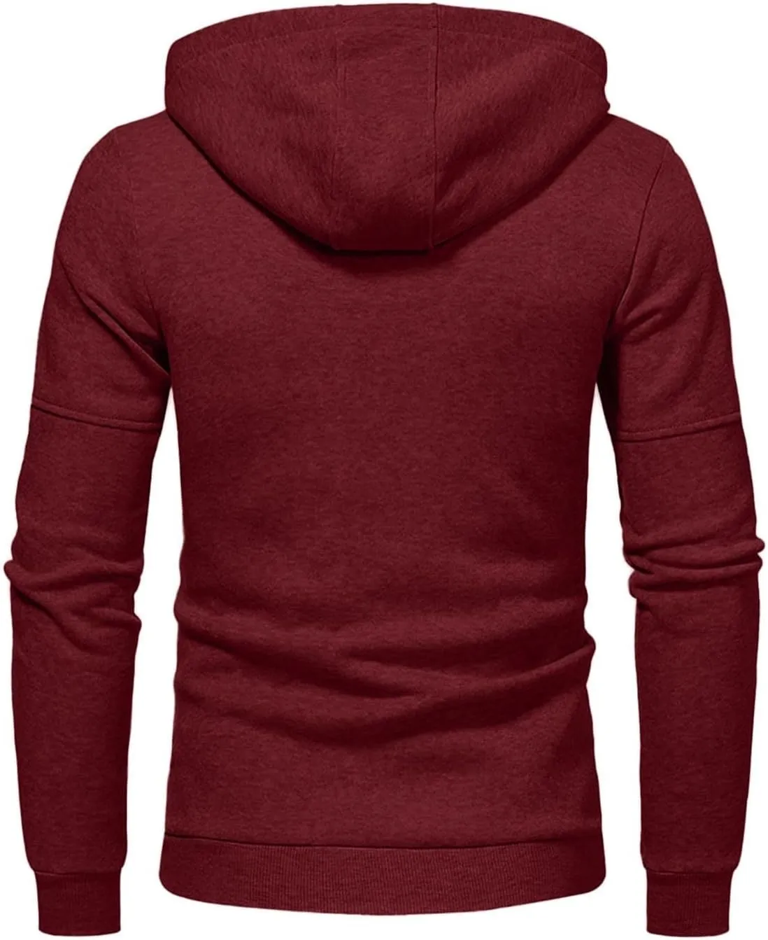 LCMTWX Mens Hoodies Pullover Casual Loose Solid Hooded Sweater Top Heavyweight Fleece Hoodie Sports Hooded Jacket Full Zip