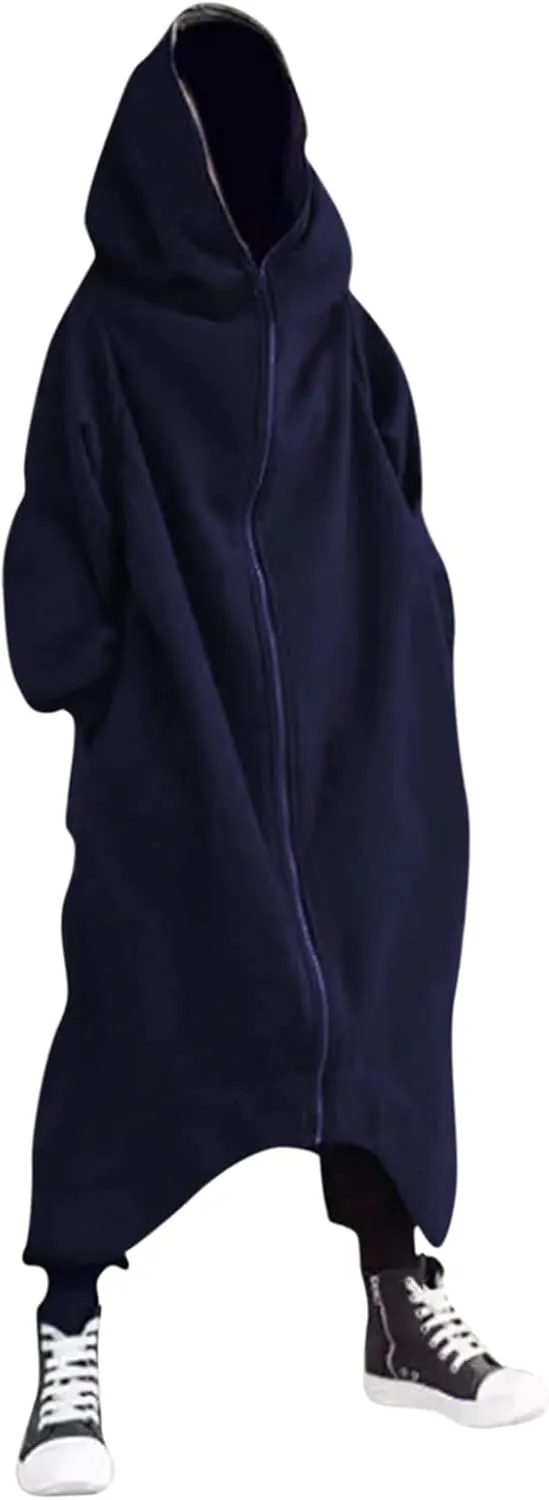 LCMTWX Mens Hoodies Pullover Casual Loose Solid Hooded Sweater Top Heavyweight Fleece Hoodie Sports Hooded Jacket Full Zip
