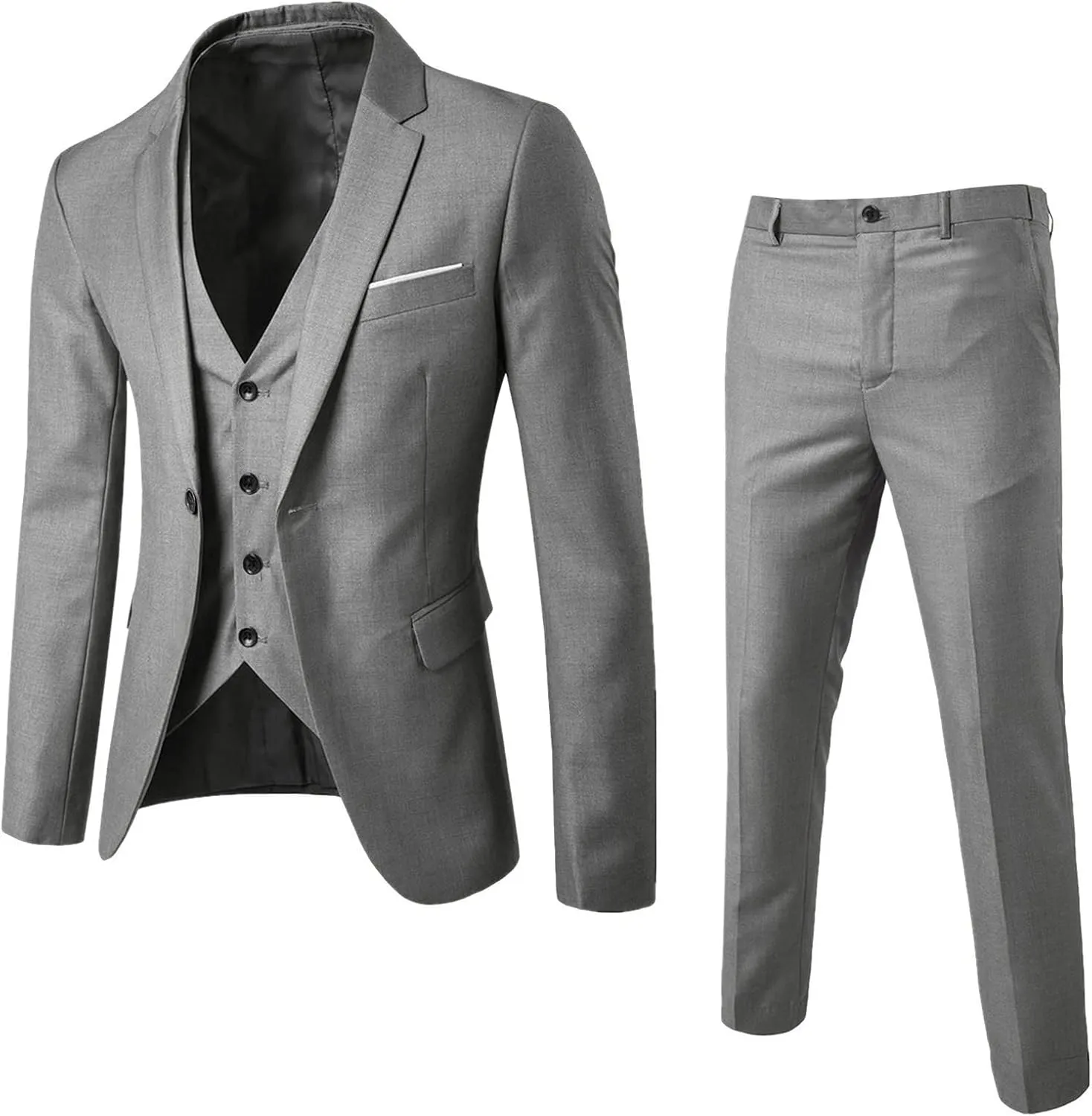 LCMTWX Wedding Suits For Men Business Wedding Party Jacket Vest & Pants Coat Mens Dress Suit Suits For Men Big And Tall