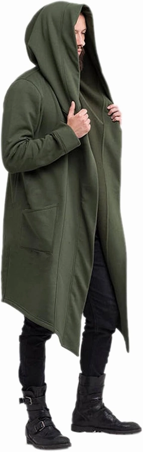 LCMTWX Men Hoodies And Winter Casual Loose Solid Hooded Sweater Top Men's Hooded Fleece Sweatshirt Zip Up Hoody Pullover &