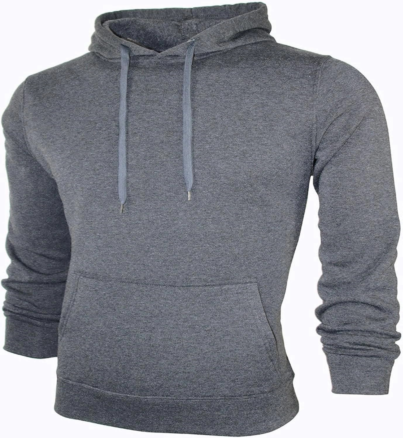 LCMTWX Men Hoodies And Winter Casual Loose Solid Hooded Sweater Top Men's Hooded Fleece Sweatshirt Zip Up Hoody Pullover &