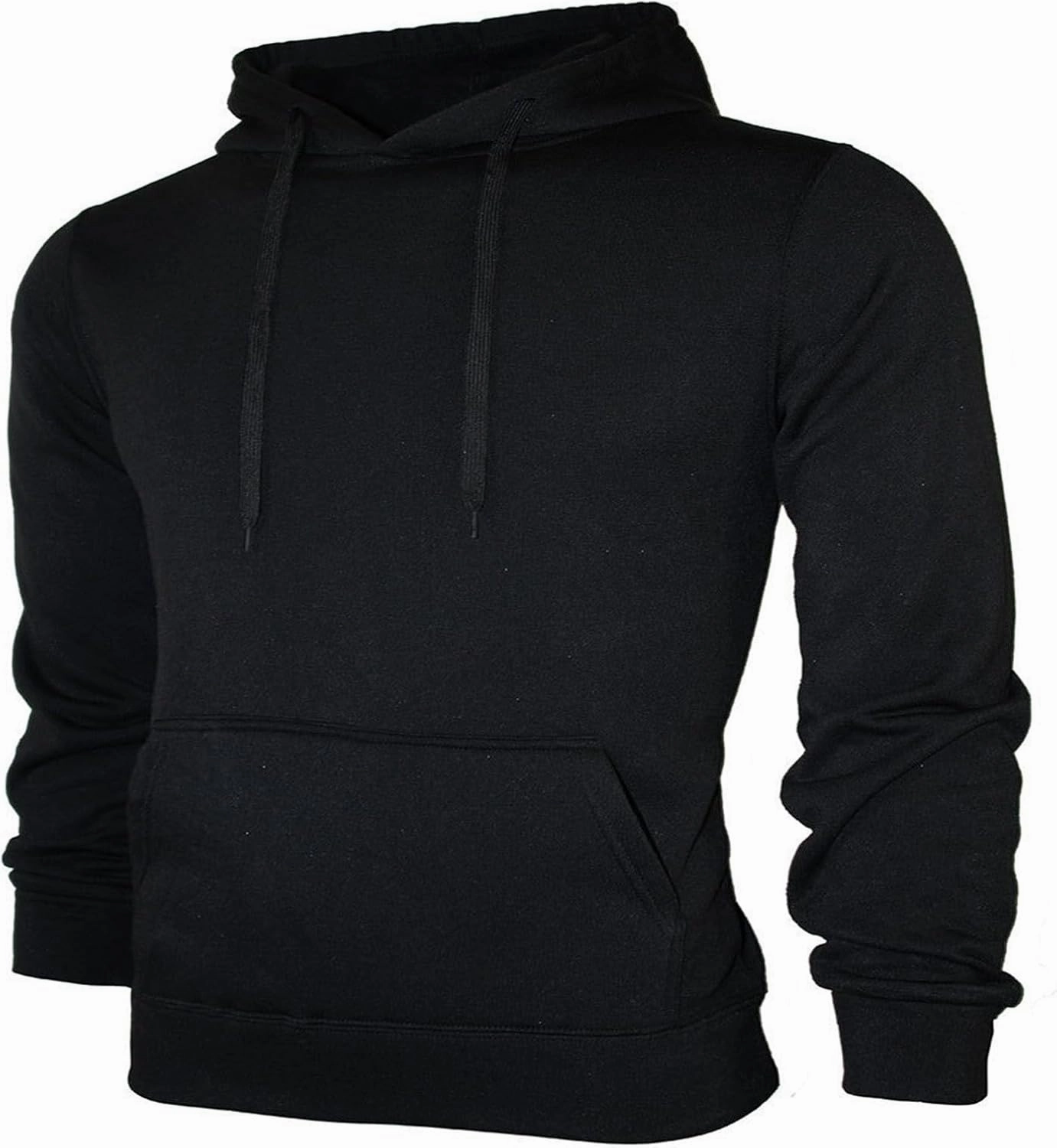 LCMTWX Men Hoodies And Winter Casual Loose Solid Hooded Sweater Top Men's Hooded Fleece Sweatshirt Zip Up Hoody Pullover &