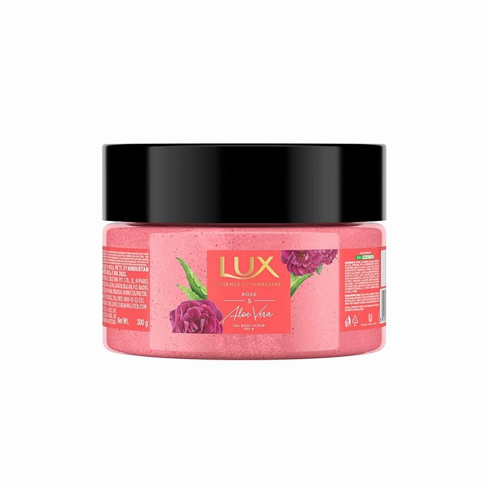 Le. eUX ROSE & ALOE VERA BODY SCRUB, 300gm