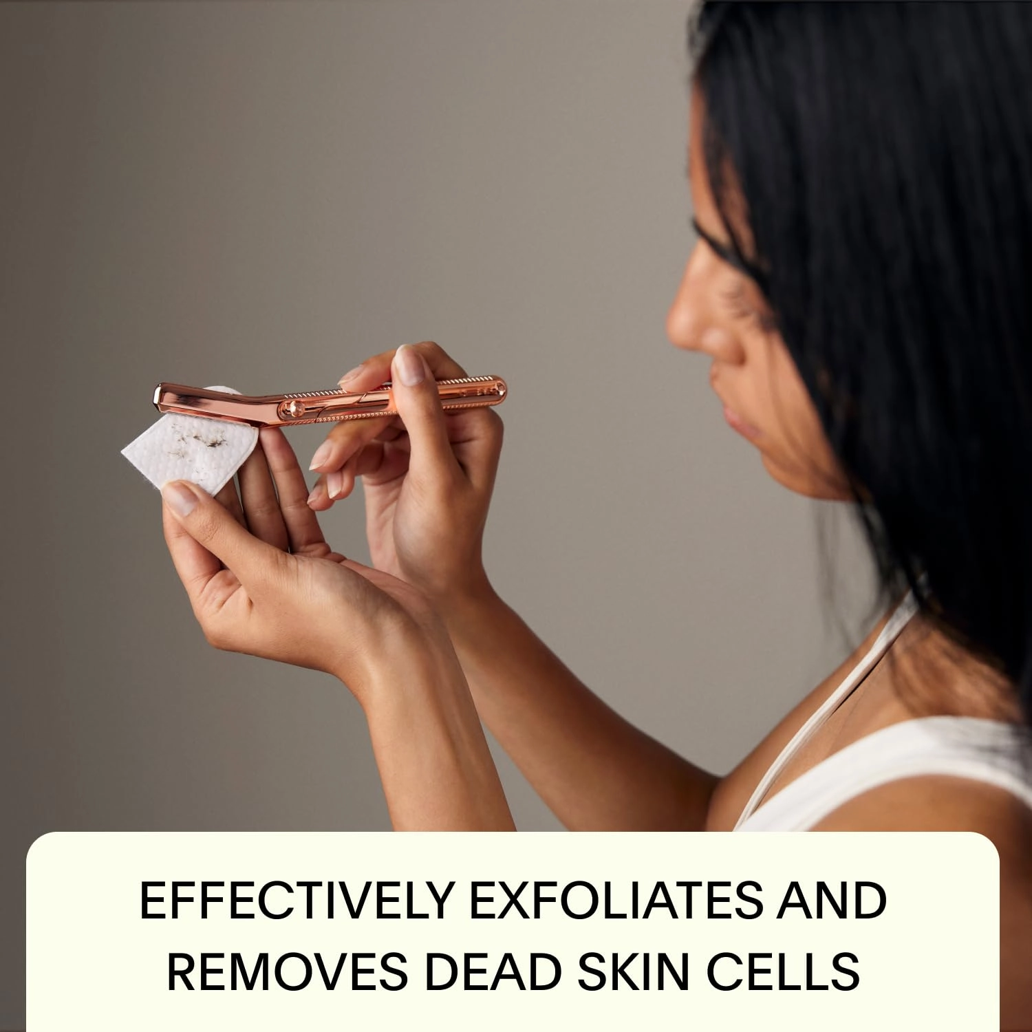 Leaf Shave | The Leaf Dermaplaner, Gold - All-Metal, Reuseable Dermaplaning Razor and Exofliating Tool for Women