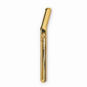 Leaf Shave | The Leaf Dermaplaner, Gold - All-Metal, Reuseable Dermaplaning Razor and Exofliating Tool for Women