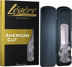 Légère Reeds - Alto Saxophone Reed, American Cut, Strength 2.25 (ASA2.25) - Premium Synthetic Woodwind Reed