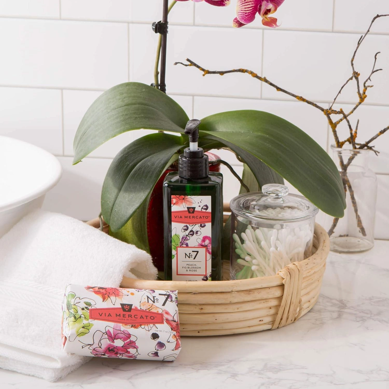 Liquid Soap, Shea Butter Enriched (12 oz), No. 7 - Peach, Fig Blossom & Rose