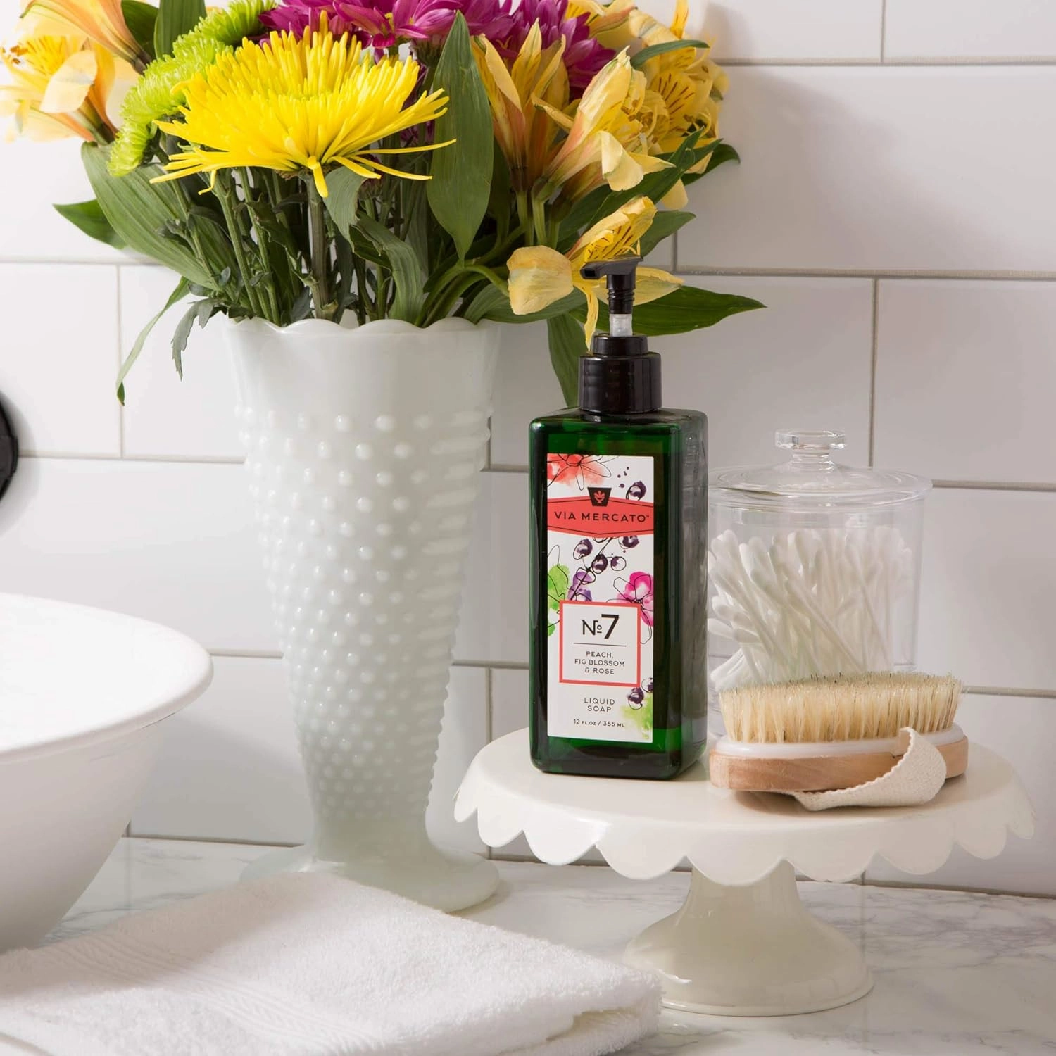 Liquid Soap, Shea Butter Enriched (12 oz), No. 7 - Peach, Fig Blossom & Rose