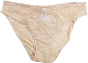 Lise Charmel Antinéa Embroidered Bikini Panty, Beige
