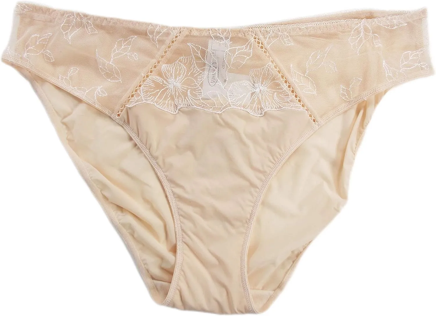 Lise Charmel Antinéa Embroidered Bikini Panty, Beige