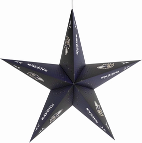 Littlearth Unisex-Adult NFL Baltimore Ravens Star Lantern, Team Color, One Size