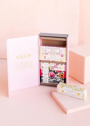 Lollia Petite Treat Handcreme Gift Set – Always in Rose, Breathe, Dream, Relax, This Moment & Wish – Scented Hand Cream for Women, Moisturizing Hand Lotion for Dry Hands, Quick Absorbing Lotion
