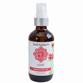 Love Body Oil, a Spicy and Warming Blend for your Lovely Time of Essential Oils - Natural and Organic- 4 FL OZ