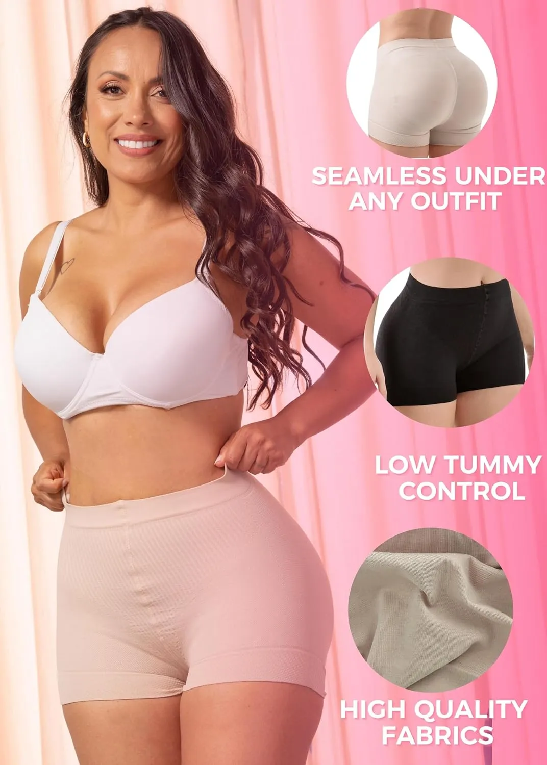 LT.ROSE Butt Lifting Enhancer Shapewear Panties Calzones Levanta Gluteos Colombianos Fajas Reductoras y Moldeadoras