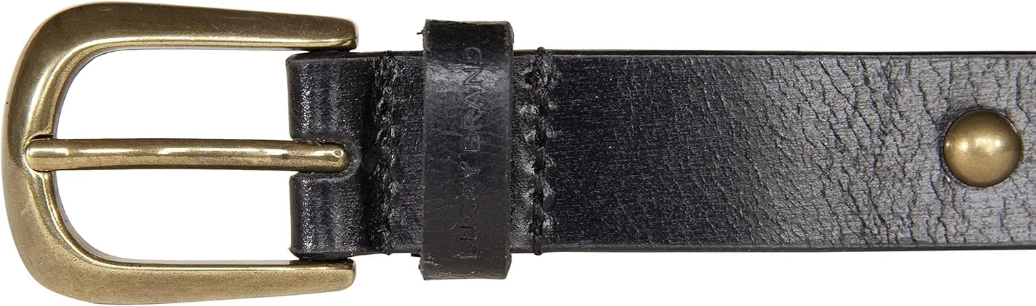 Lucky Brand Women's Leather Bold Fashion Statement Belts