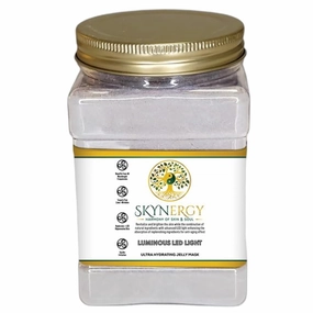 Luminous LED Light Jelly Face Mask | HydroGlo Jelly Mask for Skin Hydration | Radiance and Reduced Pigmentation | Vajafacial Jelly Mask | 12 Applications (30 Fl Oz)