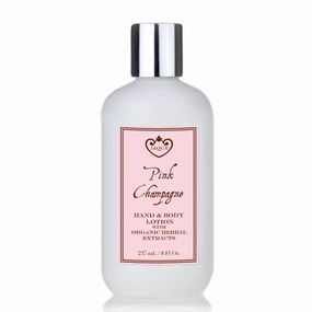 Luscious Hand and Body Lotion with Organic Herbal Extracts - Pink Champagne