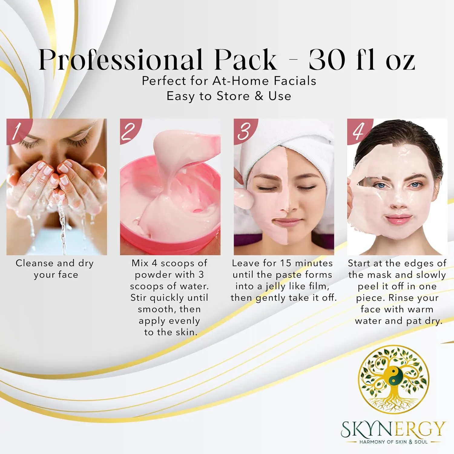 Luxury Caviar Jelly Face Mask | HydroGlo Jelly Mask for Skin Hydration | Radiance and Reduced Pigmentation | Vajafacial Jelly Mask | 12 Applications (30 Fl Oz)