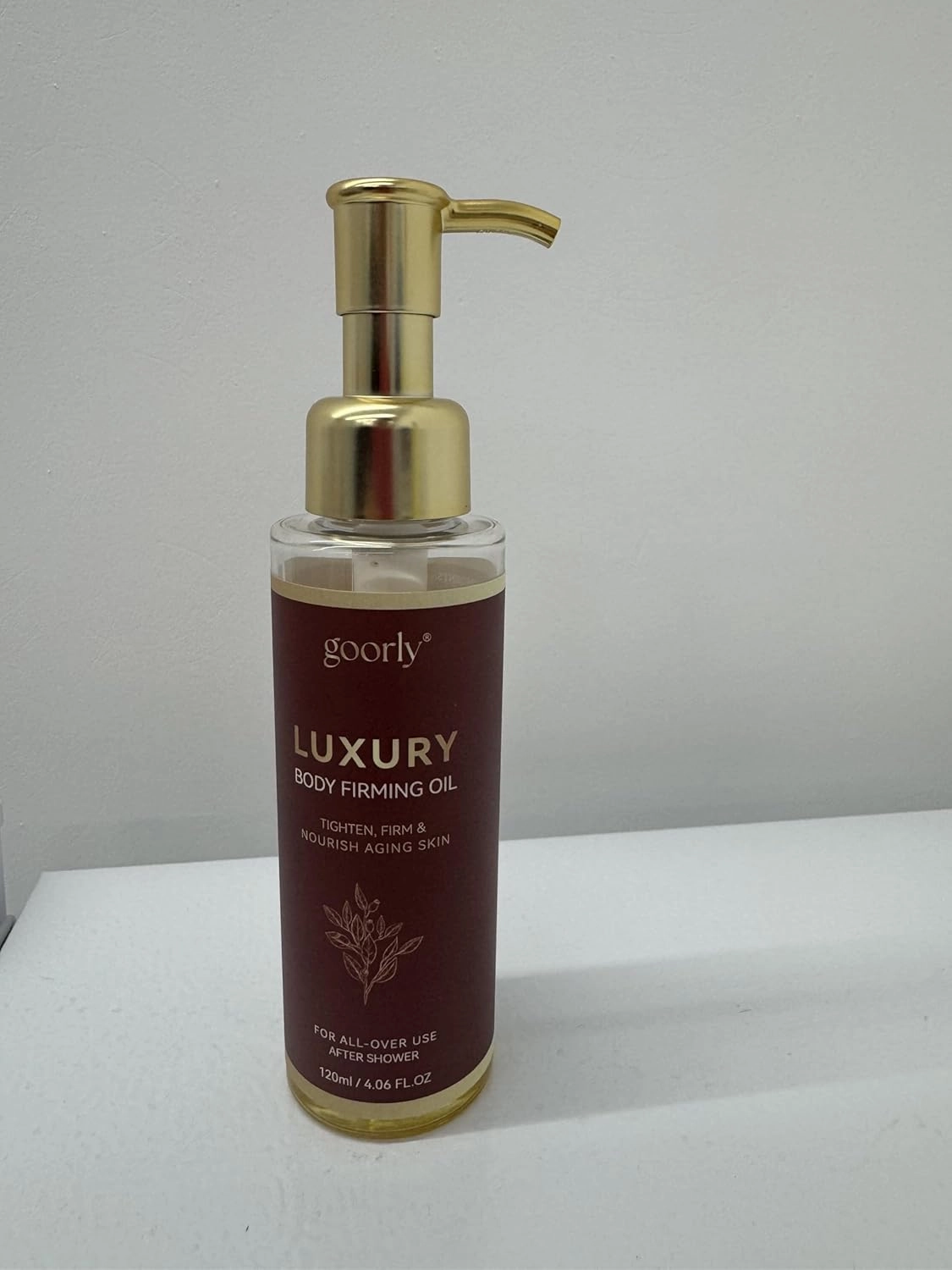 Luxury Body Firming Oil, Natural Plant Oi l with Cactus Extract and Camellia Oil, 4.06 Fl Oz