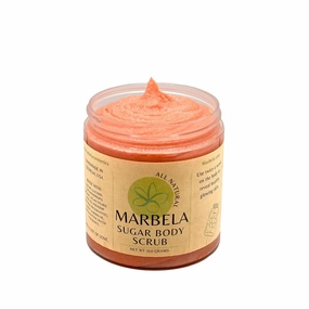 Marbela Cosmetics Sugar Body Scrub: Peach Mango - 250 g