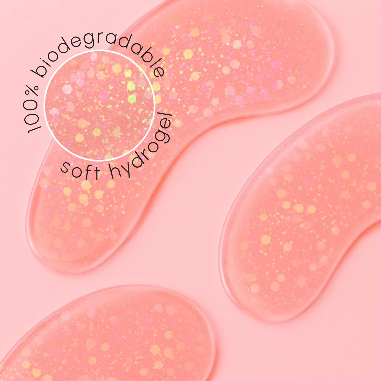 MAREE Pink Eye Gels - Marine Collagen Under Eye Patches for Puffy Eyes and Dark Circles - Undereye Mask Patches for Women - Hydrating Gel Eye Masks with Rose Water - Parches Para Ojeras Gel Pads