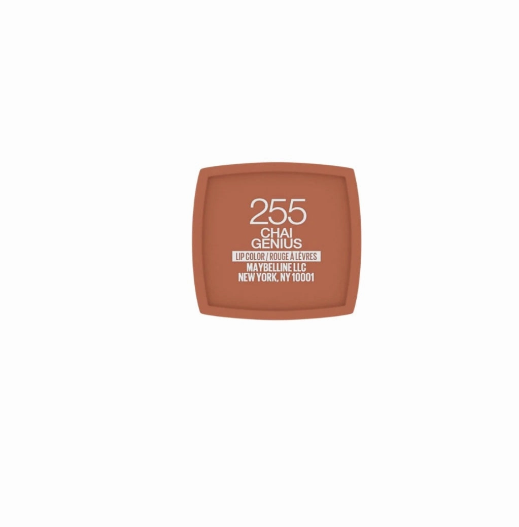 Maybelline New York SuperStay Matte Ink Liquid Lipstick, Chai Genius 255