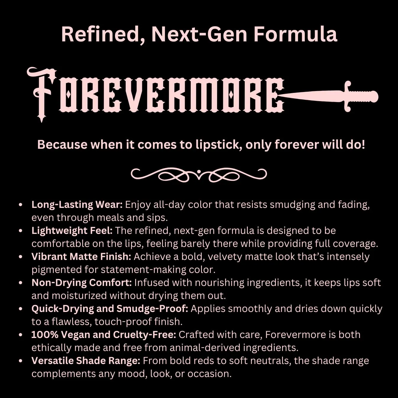 Medusa's Makeup Forevermore Liquid Matte Lipstick Bold, VelvetyMatte Finish - Long-Lasting Wear - Cruelty Free & Vegan (Pixel Pink, 2 fl oz)