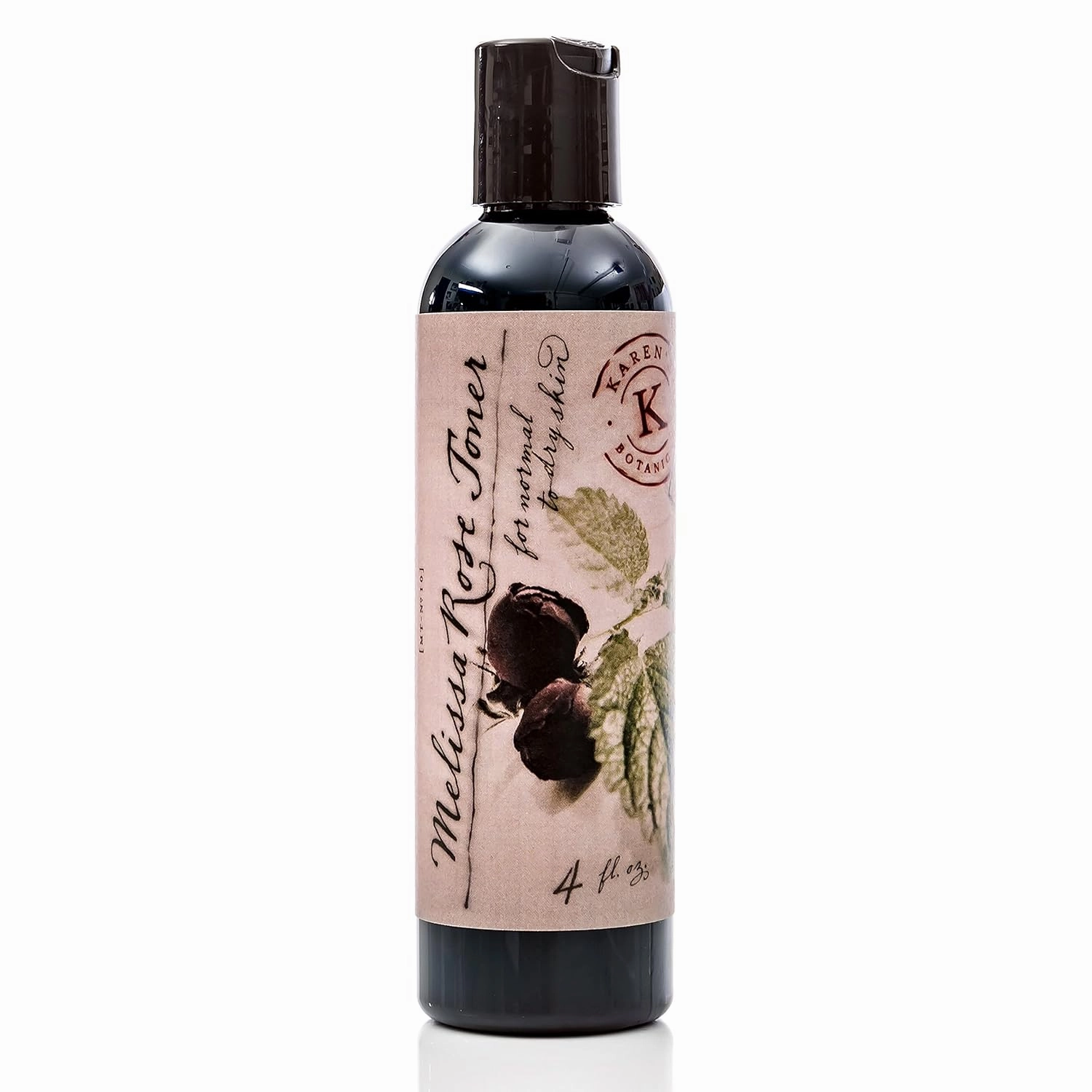 Melissa Rose Toner, a Soothing Astringent for Normal to Dry Skin, 4 Oz