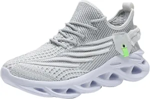 Men's Summer Mesh Breathable Sports Shoes Fashionable Running Shoes Sneaker Laces Mens