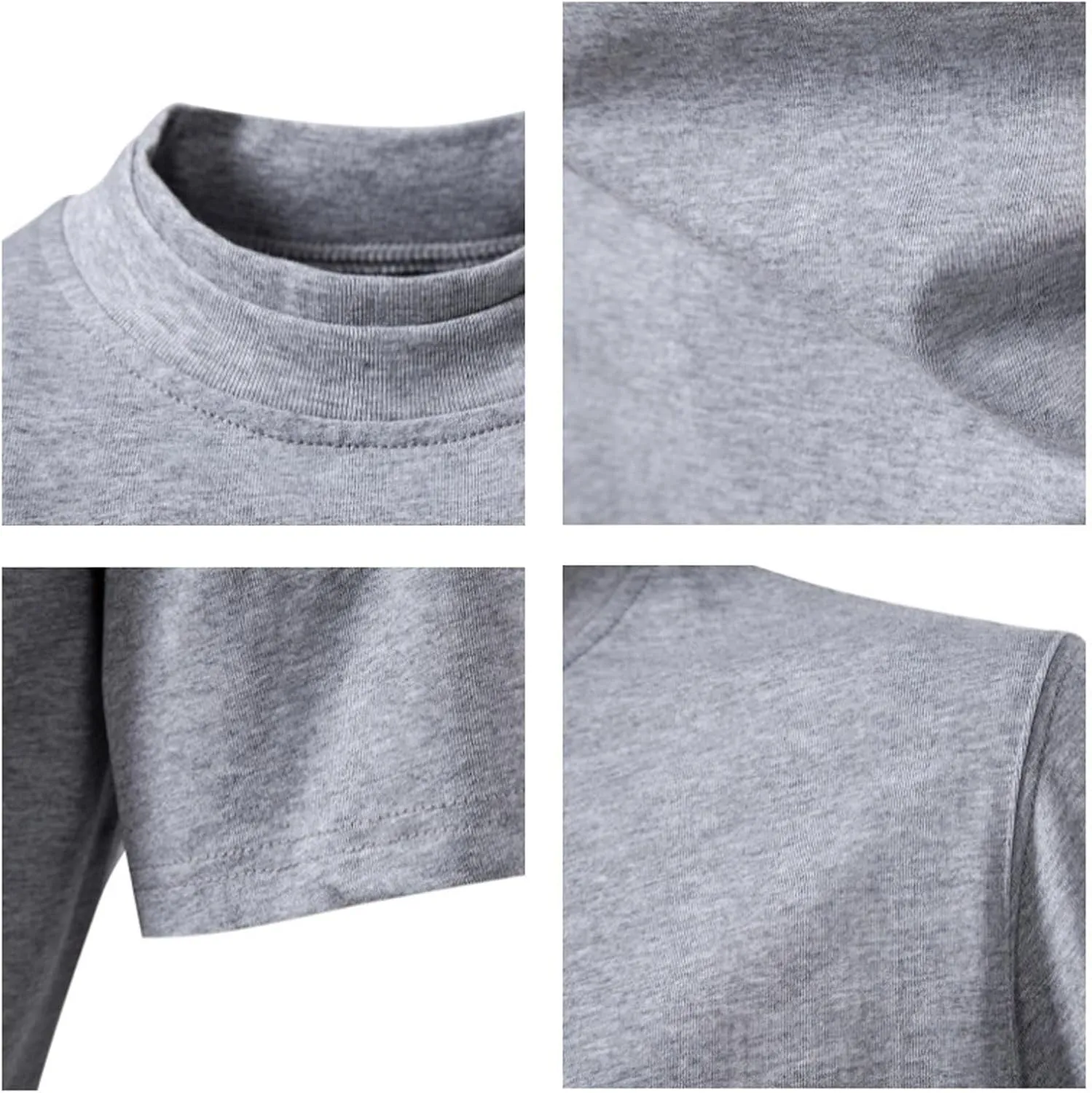 Men's T-Shirts,Mens Workout T Shirt Double Layer Neck Athletic Running Tee Comfy Outdoor Workout Short Sleeve