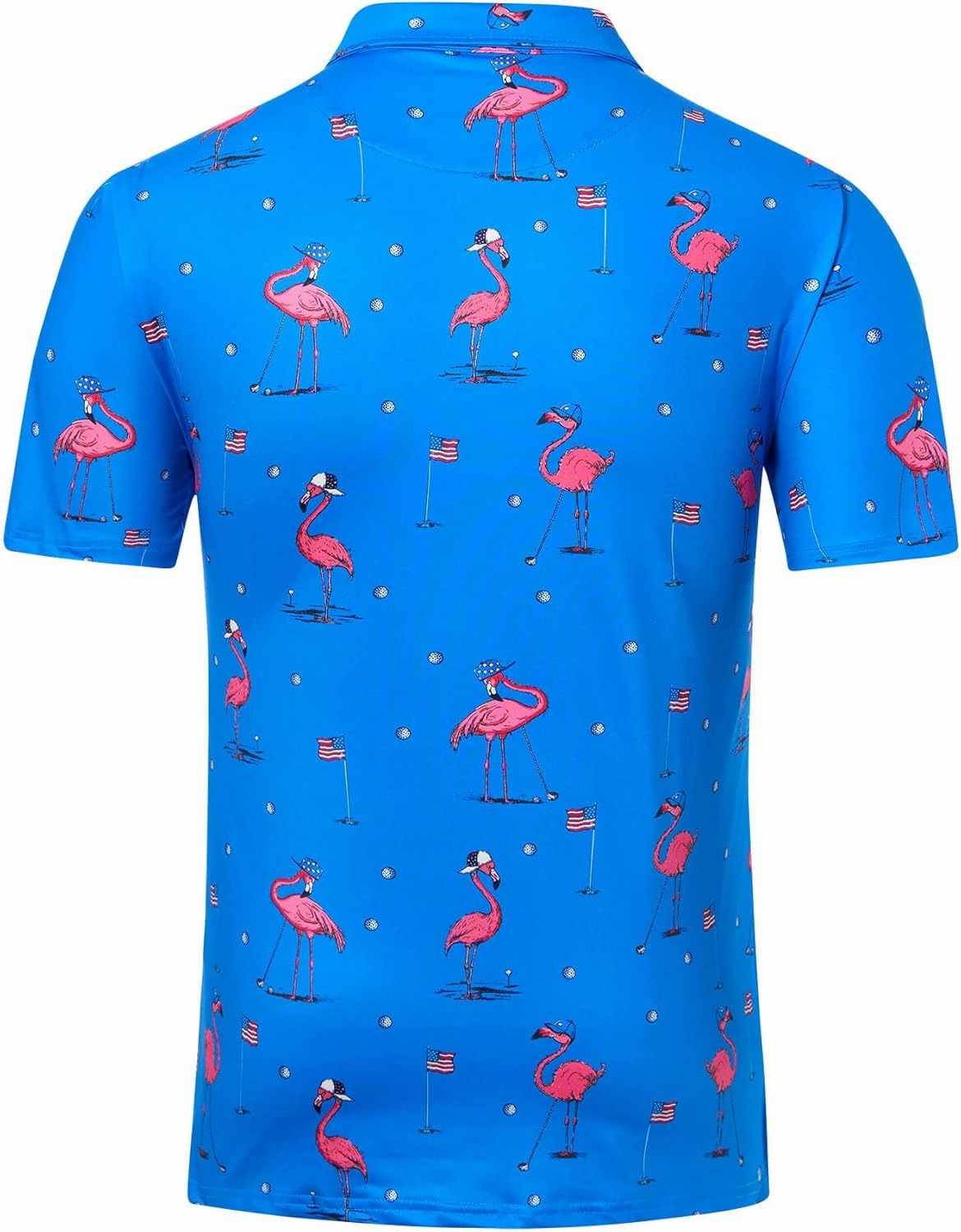 Mens Polo Golf Shirts Funny Graphics Shorts Sleeve Button Shirts