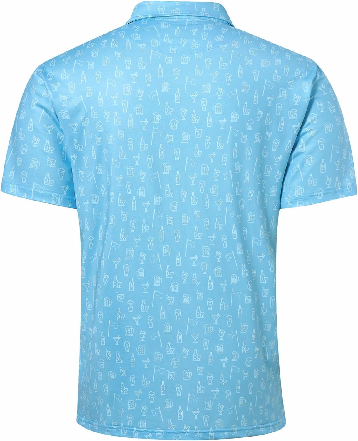 Mens Polo Golf Shirts Funny Graphics Shorts Sleeve Button Shirts