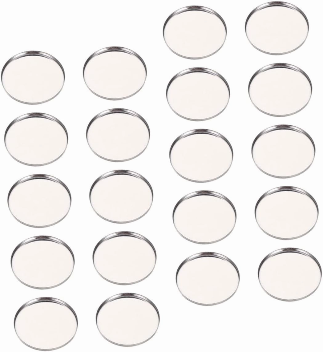 Metallic Round Eyeshadow DIY Plate 50pcs Empty Eyeshadow Organizer for Cosmetics