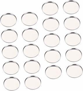 Metallic Round Eyeshadow DIY Plate 50pcs Empty Eyeshadow Organizer for Cosmetics