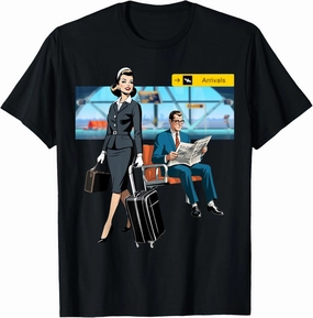 Mid Century Modern Airport MCM Retro Vintage Classic T-Shirt