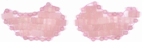 Mini Rose Quartz Eye Mask 100% Natural Jade Mask Tool,Type 01