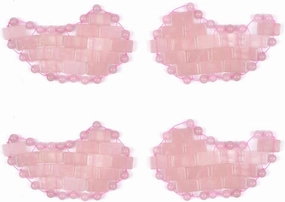 Mini Rose Quartz Eye Mask 100% Natural Jade Mask Tool,Type 03
