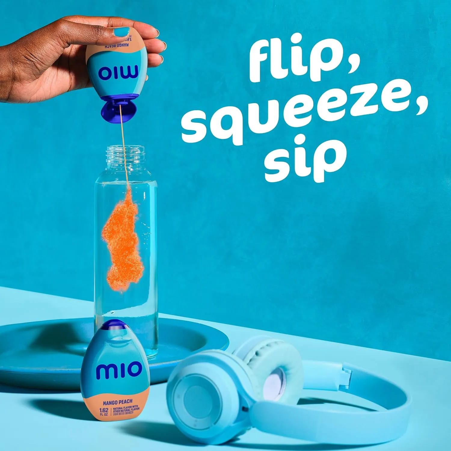 Mio Liquid Water Enhancer, Mango Peach, 1.62 OZ, 6-Pack